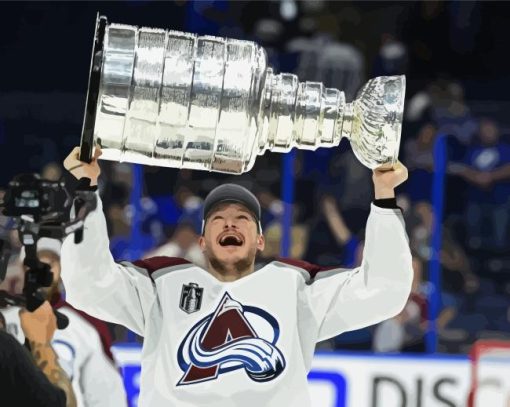 Cale Makar Trophy Paint By Numbers