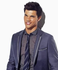 Classy Taylor Lautner Paint By Numbers