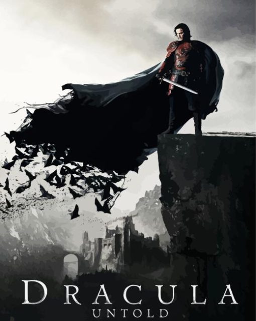 Dracula Untold Poster Paint By Numbers