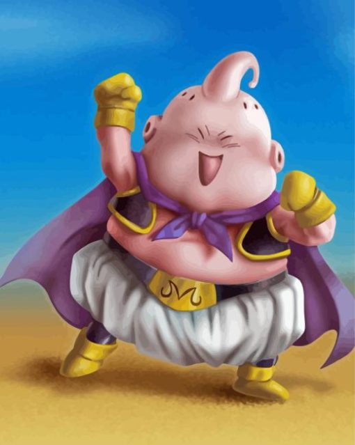 Little Majin Buu Paint By Numbers