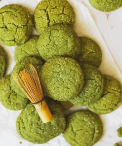 Matcha Cookies Paint By Numbers