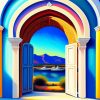 Persian Door Paint By Numbers