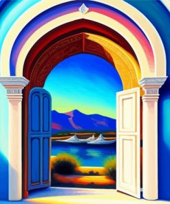 Persian Door Paint By Numbers