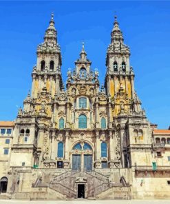 Santiago De Compostela Spain Paint By Numbers