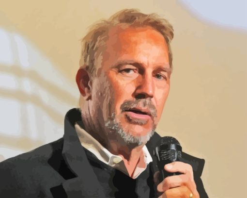 The American Kevin Costner Paint By Numbers