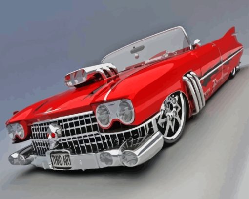 The Beast Cadillac 1959 Paint By Numbers