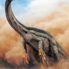 Therizinosaurus In Smoke Paint By Numbers