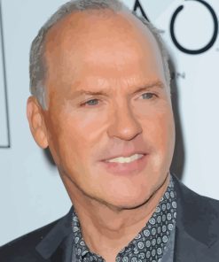 Actor Michael Keaton Paint By Numbers