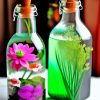 Botanical Glass Bottles Paint By Numbers