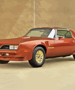 Brown 78 Firebird Trans Am Paint By Numbers