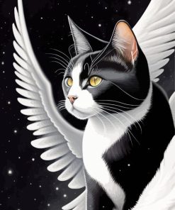 Cat With Wings Paint By Numbers