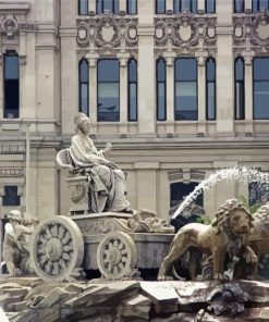 Cibeles Fountain Paint By Numbers