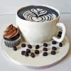 Cup Of Coffee Cake Paint By Numbers