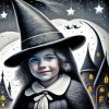 Cute Witch Girl Paint By Numbers