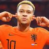 Footballer Memphis Depay Paint By Numbers