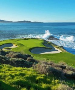 Golf Pebble Beach Paint By Numbers