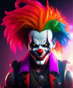 Killer Clown Paint By Numbers