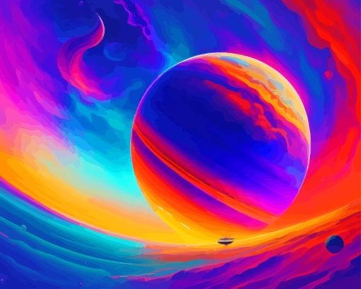 Space Art Paint By Numbers