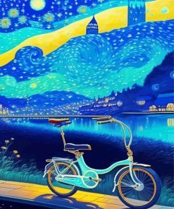 Van Gogh Bike Paint By Numbers