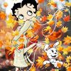 Fall Betty Boop Paint By Numbers