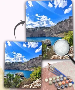 Custom Paint By Numbers​ Landscape