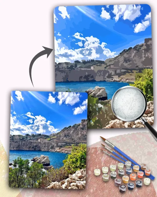 Custom Paint By Numbers​ Landscape